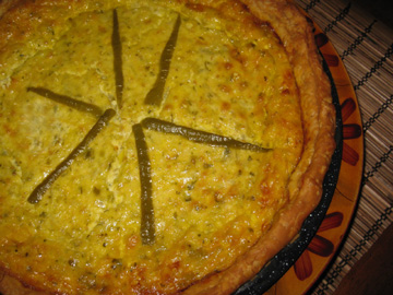 Tomatillo Quiche | In Our Grandmothers' Kitchens